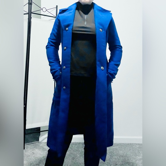 Free People Peacoat in Royal Blue - Picture 5 of 6